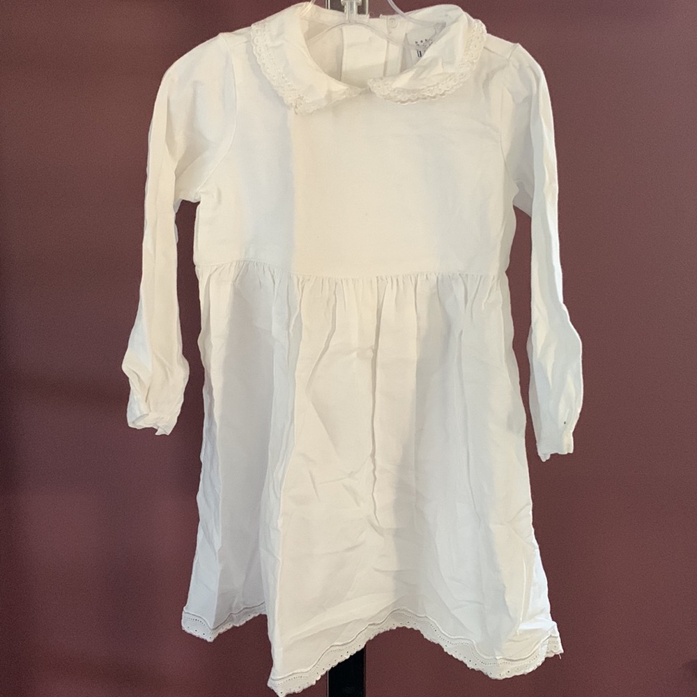 🌺 NWT GAP White Dress Sz3